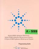 Agilent-Agilent 8163A, 8164A 8166A Lightwave Measuring System Programming Manual 2000-8163A-8164A-8166A-01